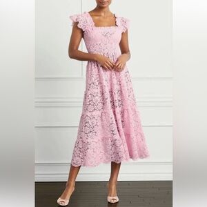 Hill House Collector’s Edition Lace Ellie Nap Dress in Pink XXL